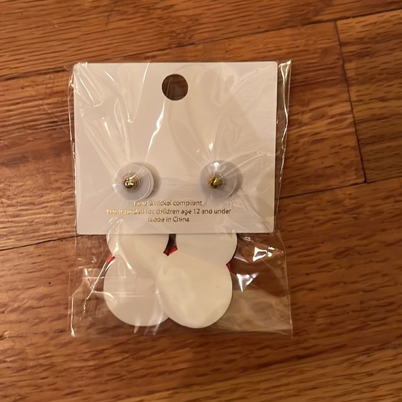 New Christmas Frosty the Snowman Handcrafted Polymer Clay Earrings - Picture 7 of 11